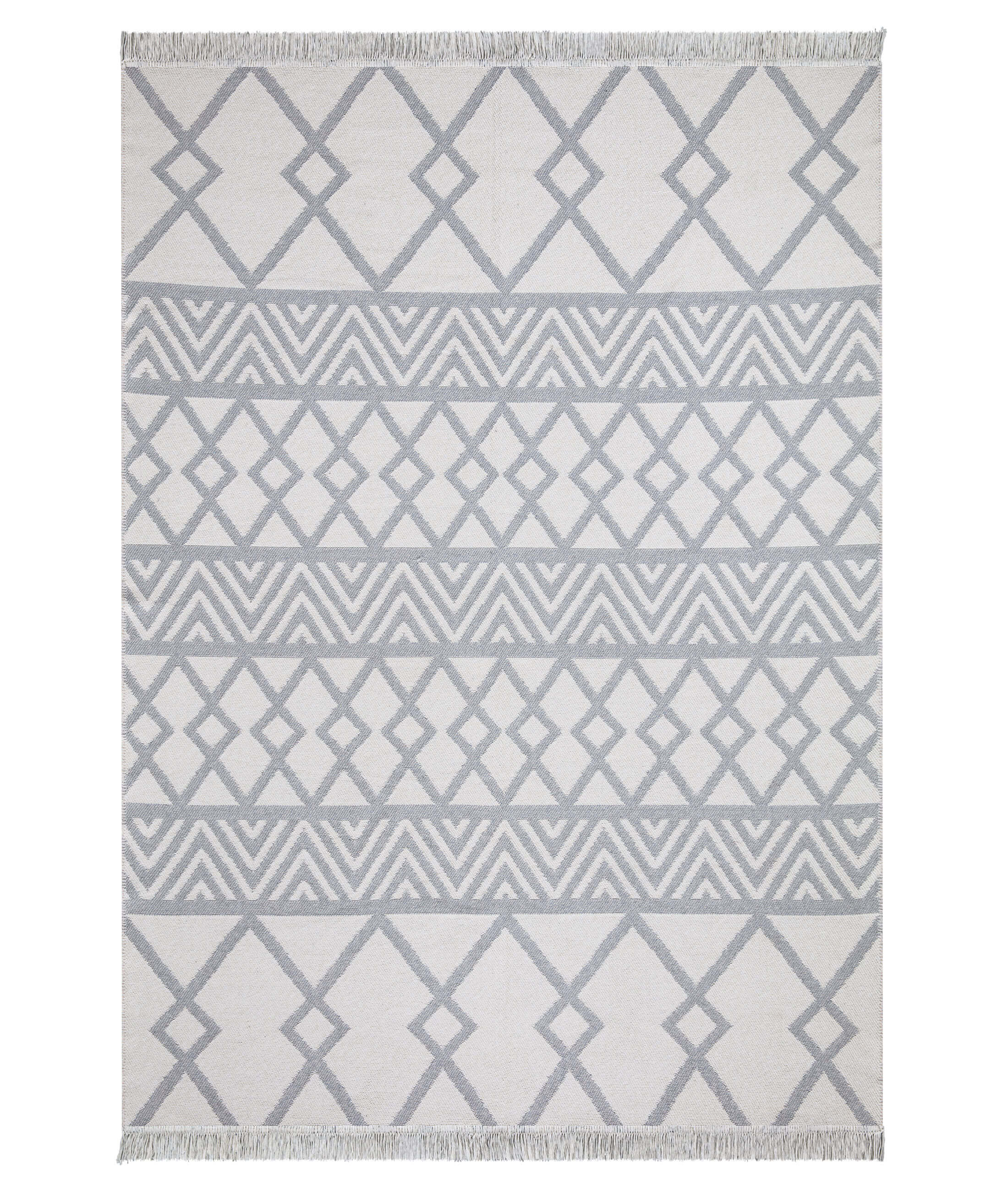 Duo White Gray Carpet 22995A
